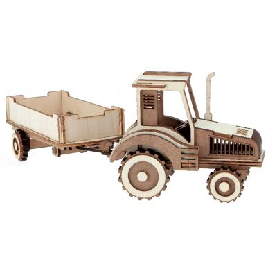 wooden tractor