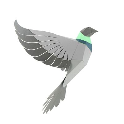 Pigeon en papier 3D
