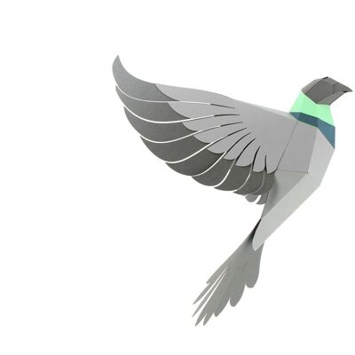 Pigeon en papier 3D