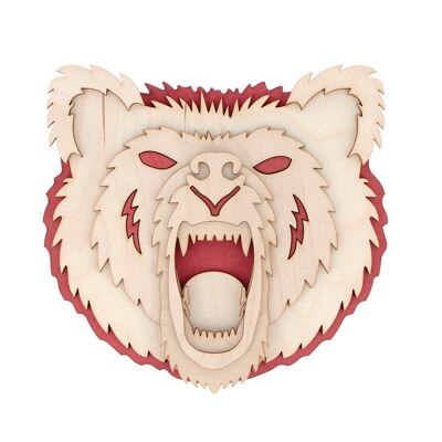 Blason animal en bois Ours