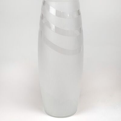Vase en verre décoratif d'art 7736/300/mt295