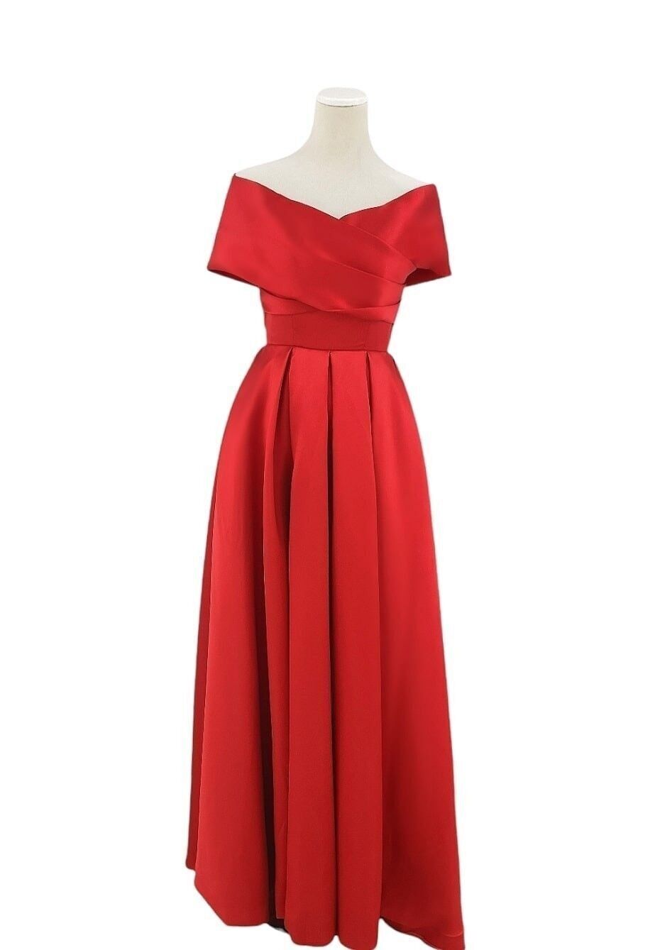 vestido de coctel rojo