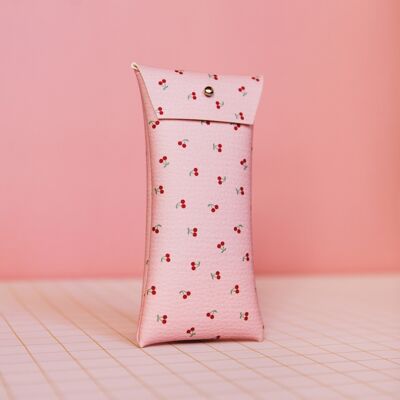 Cherry Pink glasses case