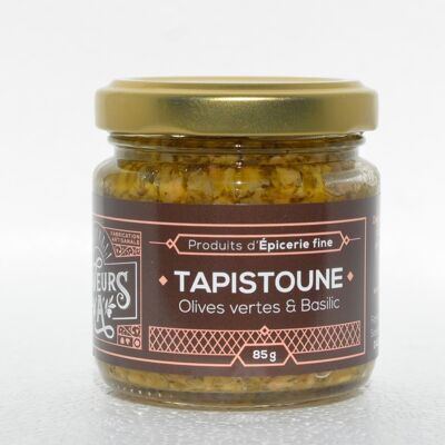 Tapistoune spread «Green olives and Basil»