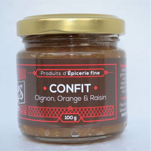 Confits Aigre doux  Oignon, Orange & Raisin