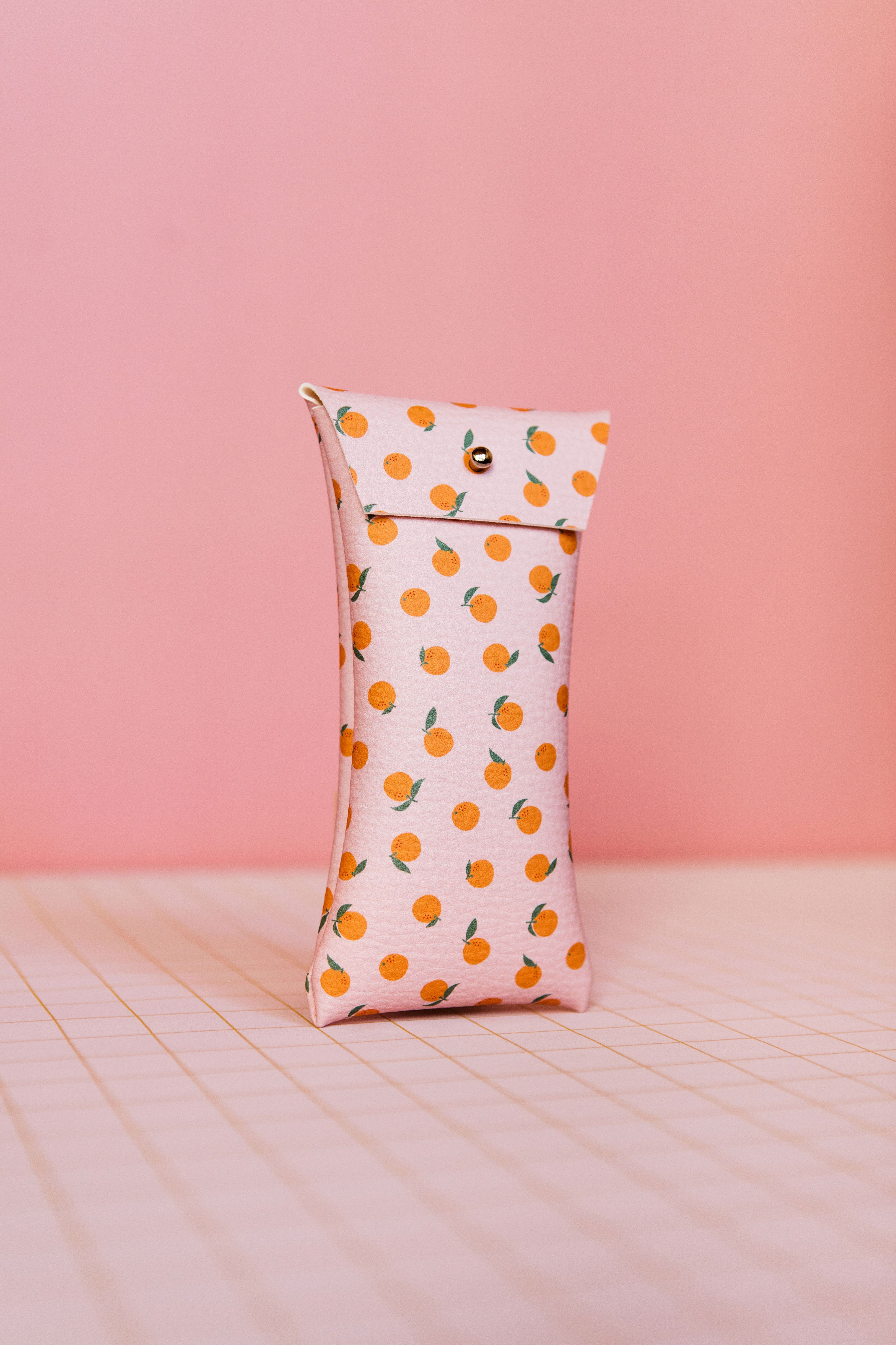 Etui à lunettes Rose Orange