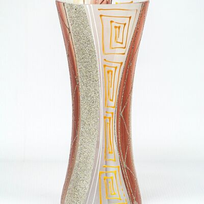 Vase en verre décoratif d'art 7756/300/212