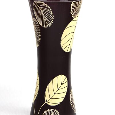 Vaso per fiori in vetro dipinto a mano 7756/300/sh104 | Vaso da tavolo Coil altezza 30 cm