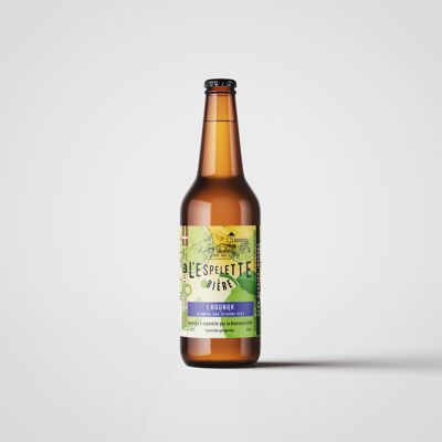 Lagunak - Blanche citron vert - Bière Basque -  33cl