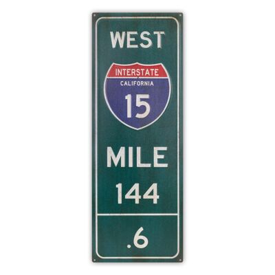 Metallplatte Wanddekoration Special USA Directional sign