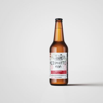 Mugurdi - Blonde à la framboise - Bière Basque - 33cl