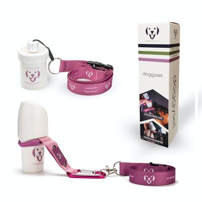 Doggyset rosa - Futter- und Belohnungsspender für Haustiere