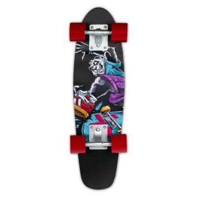 Skateboard Deko Metall 16,5X55 Wanddekoration zum Aufhängen