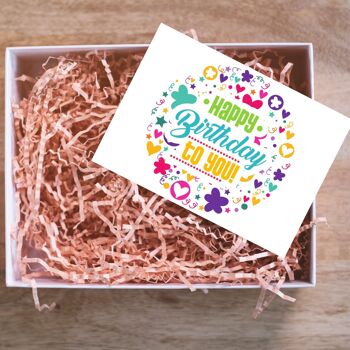 Carte d'anniversaire, carte postale Happy Birthday, carte de voeux d'anniversaire, carte de voeux DIN A6, taille de la carte : 148x105 mm papier FSC 2