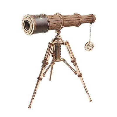 Télescope monoculaire 3D puzzle en bois bricolage, Robotime, ST004, 33x24x32.5 cm