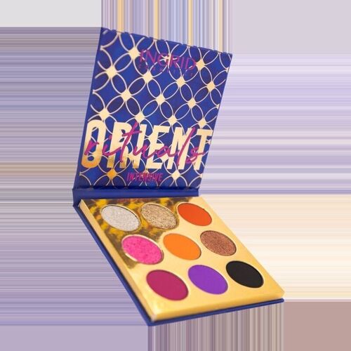 Palette d'ombres à paupière Rituels orientaux intensifs 9 teintes - 10 gr - Ingrid Cosmetics