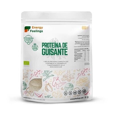 PROTEÍNA DE GUISANTE SABOR VAINILLA ECO 1Kg