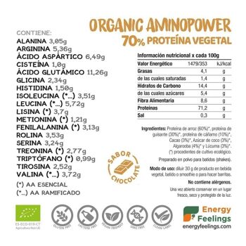 AMINOPOWER BIO 73% CHOCO ECO - Smoothie 200 g 4