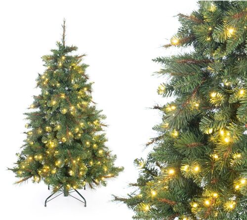 Evergreen Künstlicher Weihnachtsbaum Mesa Fichte LED | Grün | 180 cm | inkl. Lichterkette