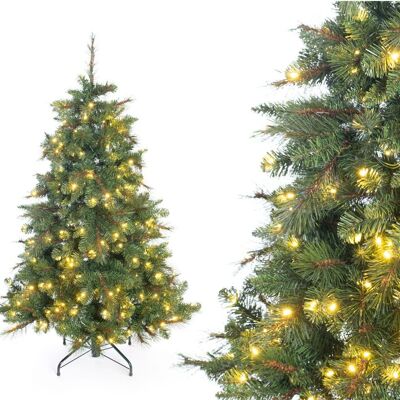 Arbre de Noël artificiel à feuilles persistantes Mesa Spruce LED | Vert | 180 cm | y compris les guirlandes lumineuses