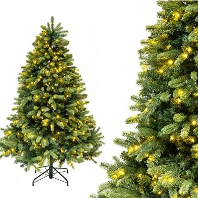 Árbol de Navidad artificial de hoja perenne, abeto de Vermont | Verde | 129x180cm