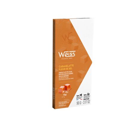 TABLETS. 90gr. WEISS. SALZKARAMELAT