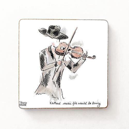 Fridge Magnet - Violinist