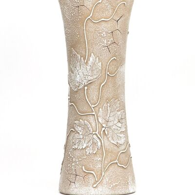 Vase en verre peint à la main pour fleurs 7756/360/sh216 | Vase de table coil hauteur 40 cm