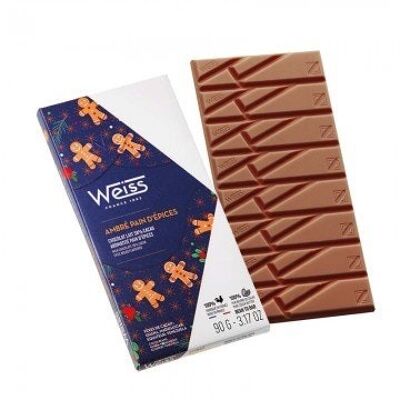 TABLETTES. 90gr, WEISS,  PAIN EPICES LAIT