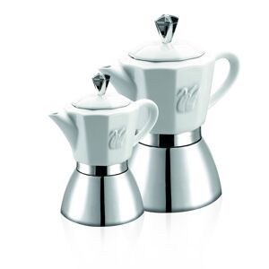 Cuisinière cuisinière aluminium/porcelaine "Florence" 4/2 tasses