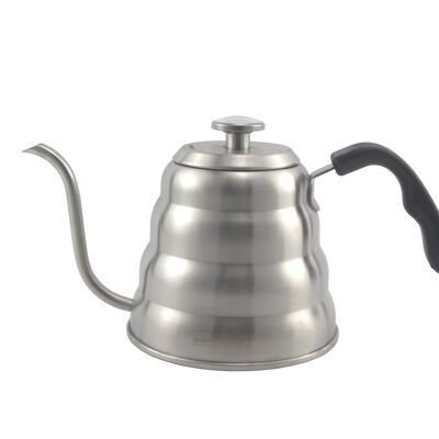 Gooseneck kettle Genoa silver 1.2 L