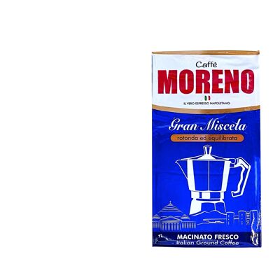 Caffè Moreno Gran Miscela 250 g confezionato sottovuoto