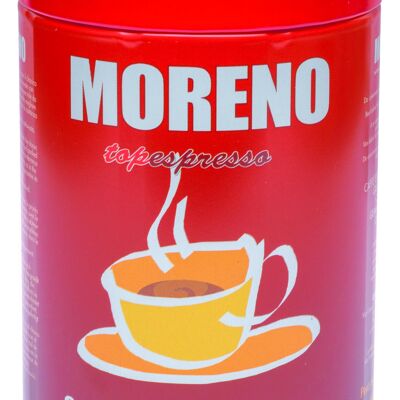 Caffè Moreno Gran Miscela lattina da 250 g confezionata sottovuoto