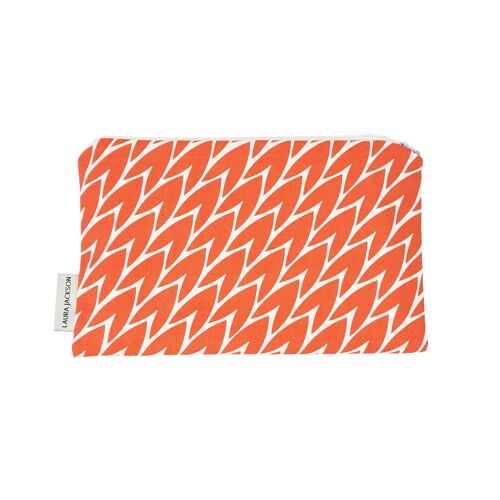 Leaf Pouch / Coral