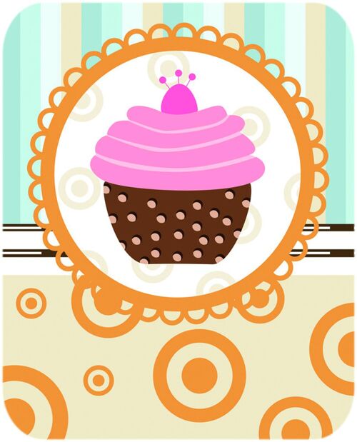 Küchenmatte Cupcake
