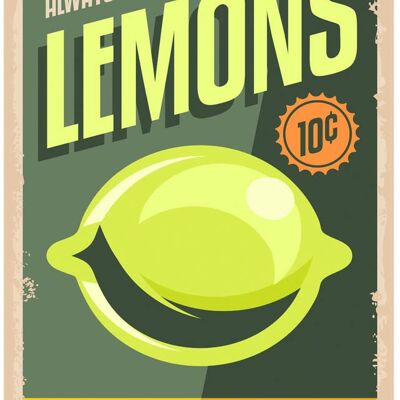 Küchenmatte Lemons