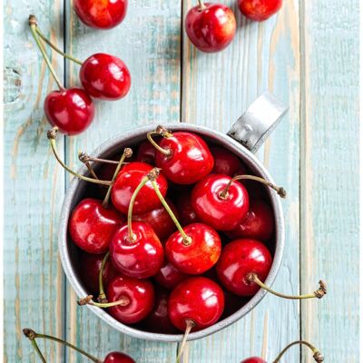 Kitchen mat cherries