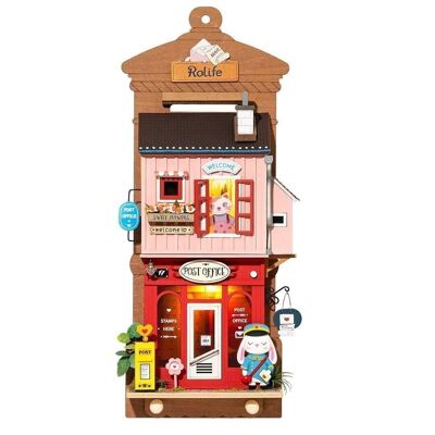 Porte-clés DIY Love Post Office, Robotime, DS021, 14x4,7,30 cm