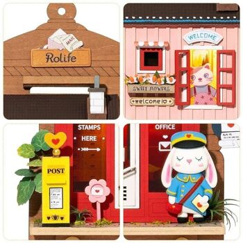 Porte-clés DIY Love Post Office, Robotime, DS021, 14x4,7,30 cm 5