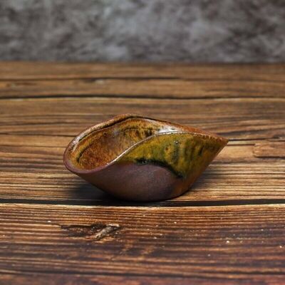 Vasija de estudio de cerámica de Lotus Cha He Lin