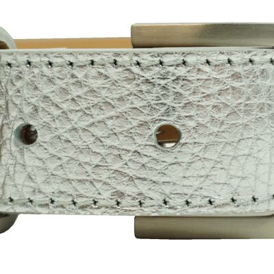 Ceinture en cuir Argent 2230