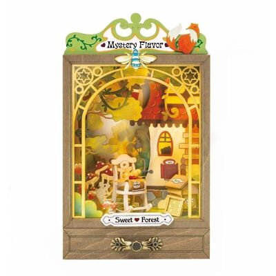 Casa de muñecas DIY Sweet Forest, Robotime, DS026, 10,4x8,2x18,4