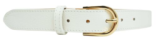 Ceinture en cuir Blanc 2230