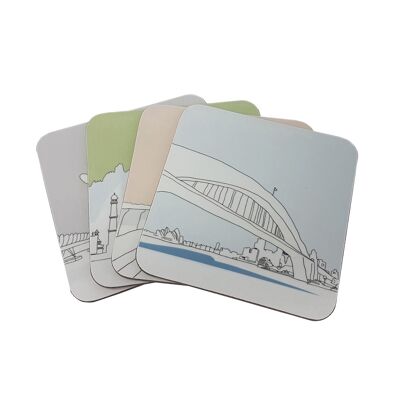 Cityscape Coasters / Internationaler Mix
