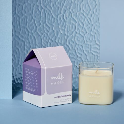 MÆGEN 'Milkshake' Candle - Nordic Blueberry