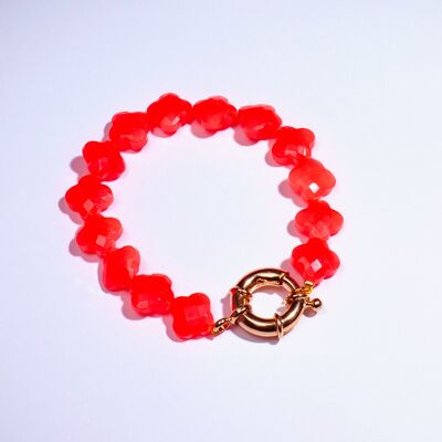 Holbox bracelet - Treffle orange