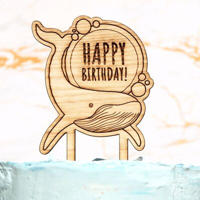 Under the Sea Wooden Cake Topper