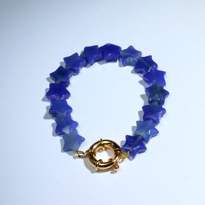 Pulsera holbox - estrella azul