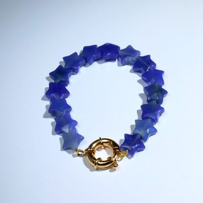 Holbox bracelet - blue star