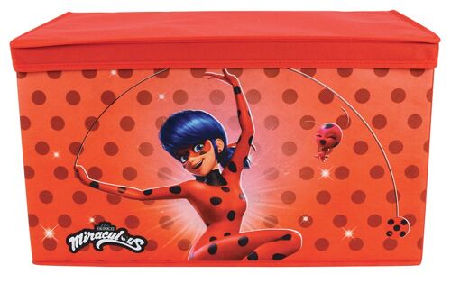 MIRACULOUS COFFRE A JOUETS PLIABLE